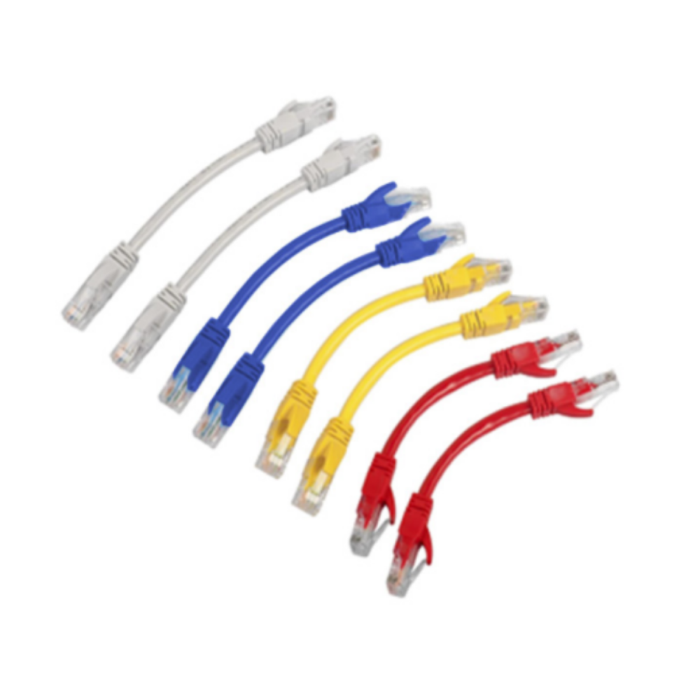 AGER UTP CAT6 0.15m 4x2x28# LSOH Slim Patch Cord Sarı