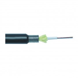 ERAT 4 Fiberli Paslanmaz Çelik Zırhlı, Bina Dışı SLT Siyah OM3 FİBER KABLO