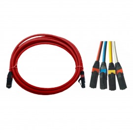 ERAT UTP CAT6  1m 4x2x24# LS0H Patch Cord KIRMIZI