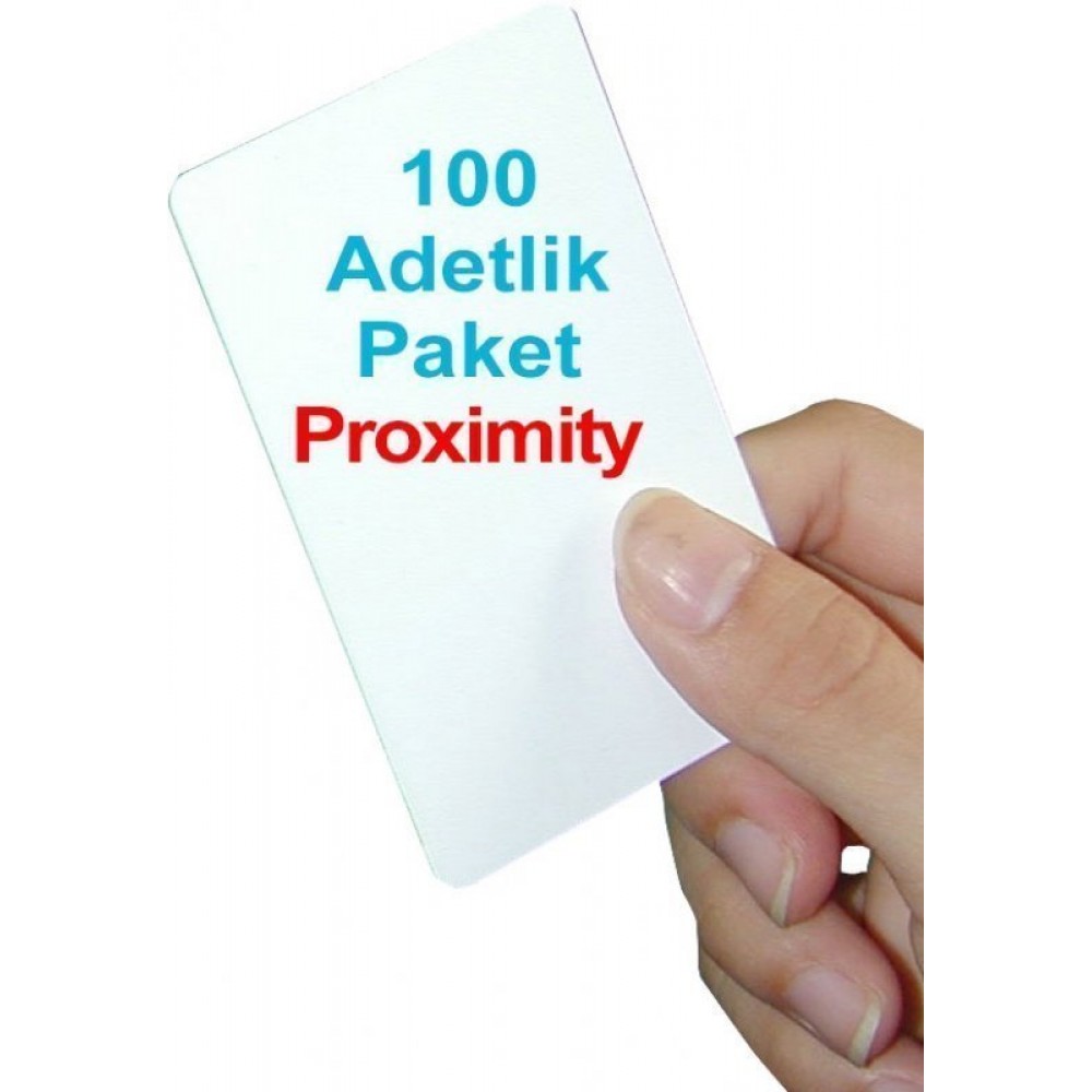 100 adet 1.Sınıf Proximity Kart (Seri numara baskılı )