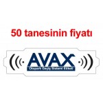 50 ADET OGS-HGS ETİKETİ