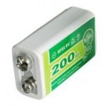 9 Volt Şarj Edilebilir Pil.