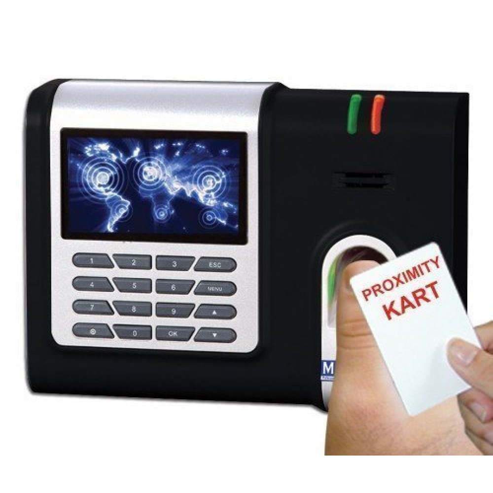 Magic Pass 12 658 ID Parmak İzli ve Proximity Kartlı Personel Takip Okuyucusu