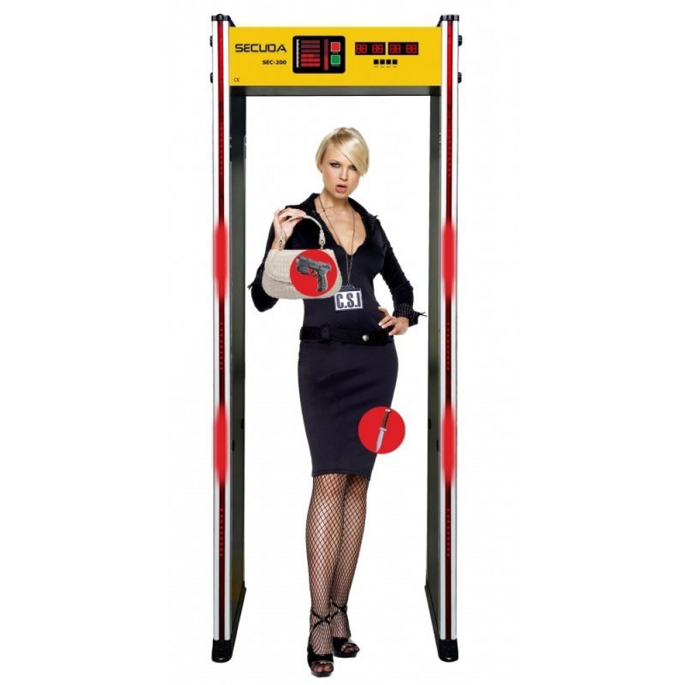 SECUDA SEC 200 KAPI TİPİ METAL ÜST ARAMA DEDEKTÖRÜ