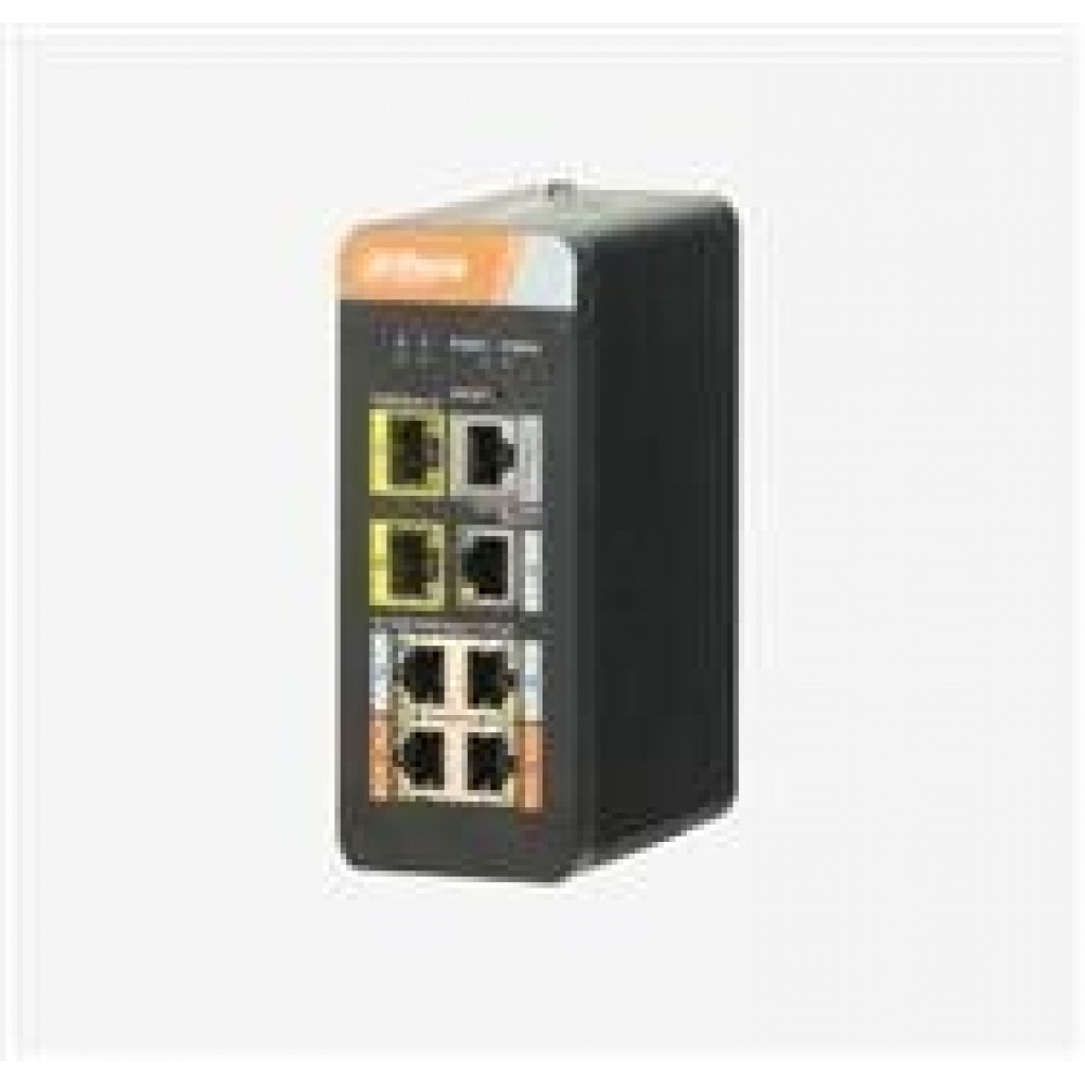 DAHUA PFS4207-4GT-DP Endüstriyel 4GE PoE Port (120W), 1GE Uplink, 2xSFP Switch