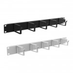 AGER 1U 19'' 5 metal kancalı kablo düzenleme paneli 