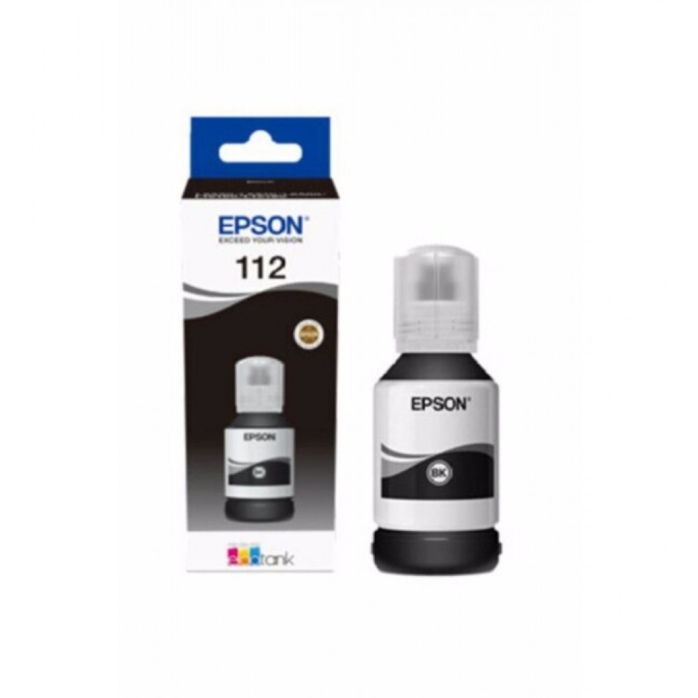 Epson T06C1 (112) Black Siyah Şişe Mürekkep