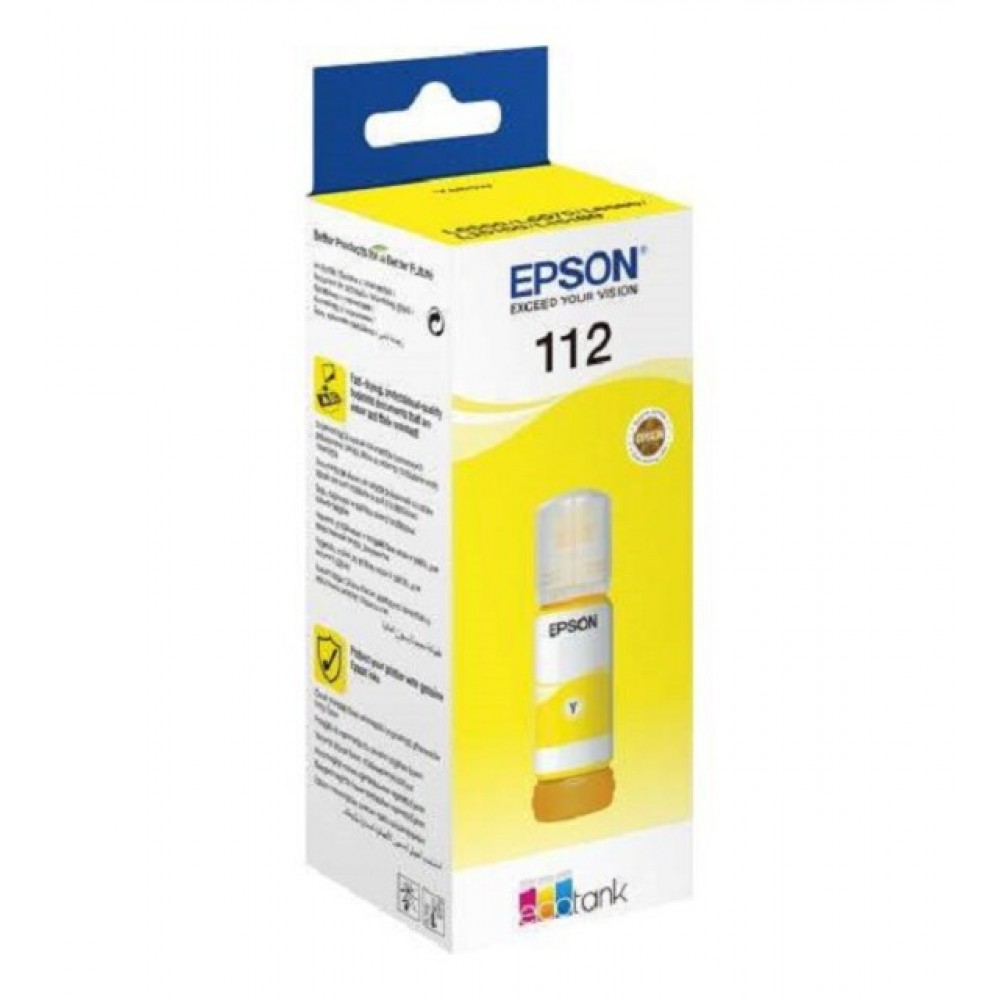 Epson T06C44 (112) Yellow Sarı Şişe Mürekkep