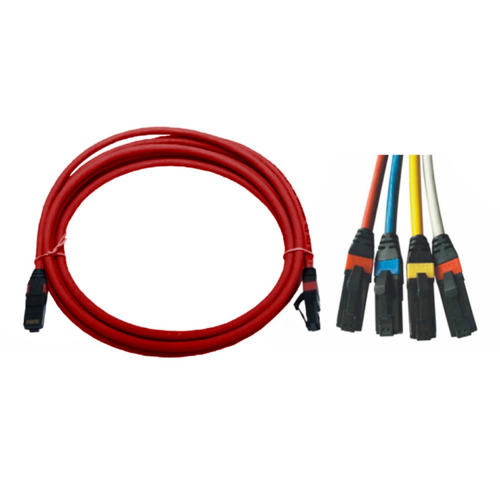 ERAT UTP CAT6  1m 4x2x24# LS0H Patch Cord KIRMIZI