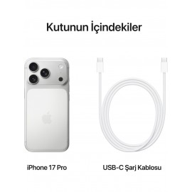 APPLE iPhone 17 Pro 256 GB Akıllı Telefon Gümüş MG8G4TU/A