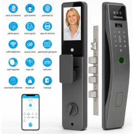 PERKOTEK VL-25 Avuç İçi Damar Yüz ve Parmak izli Kapı Açma Kilidi