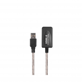 S-LINK SL-UE140 USB2.0 20m Şeffaf Uzatma Kablo