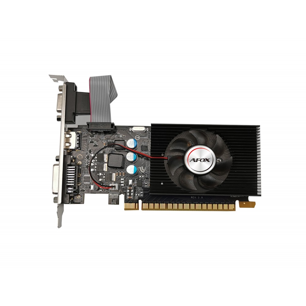 4 GB AFOX GT730 128Bit DDR3 HDMI,DVI,VGA Low Profile & Single Fan
