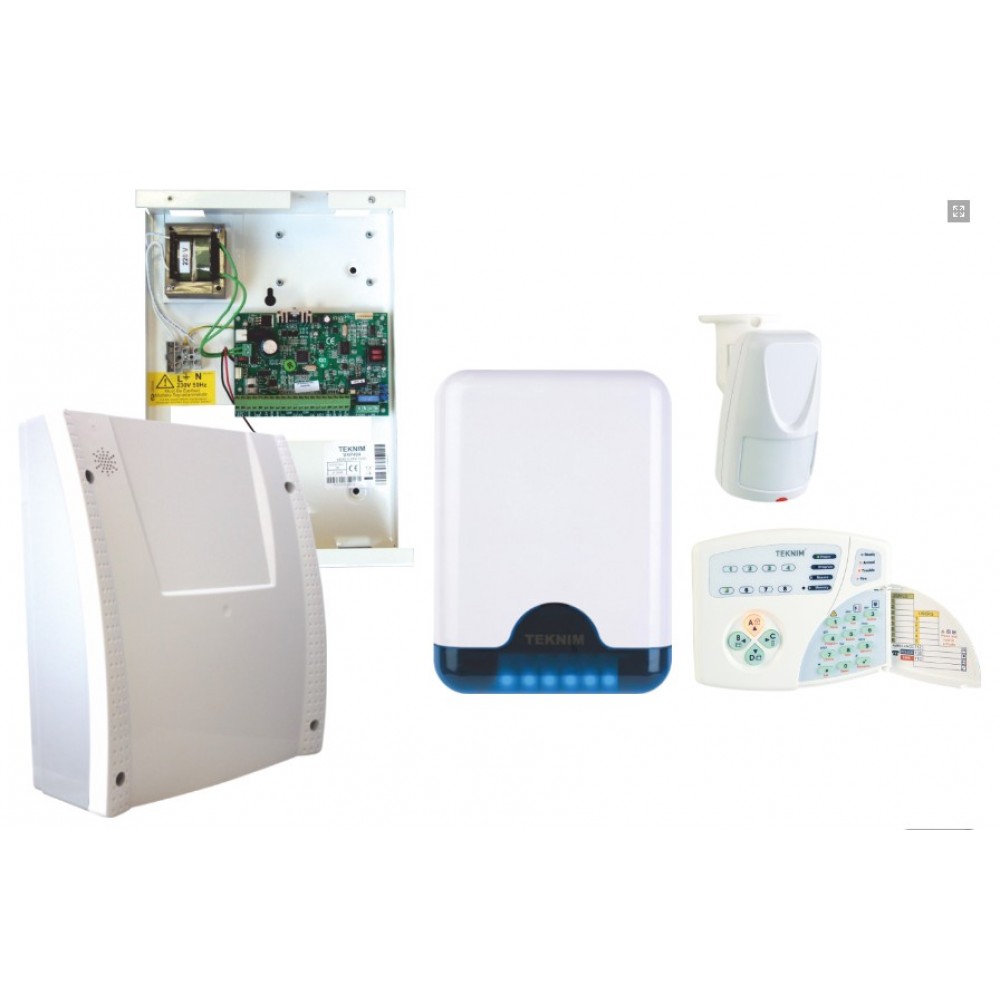 TEKNİM VAP-404PT Gelişmiş Alarm Seti ( Plastik Kasa )
