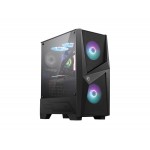 MSI MAG FORGE 100R TEMPERLI CAM 2X A-RGB FAN ,1X 120MM FAN ATX GAMING PSU Yok