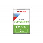 TOSHIBA S300  2 TB 5400RPM 128MB 7/24 DVR,NVR için Güvenlik HDD
