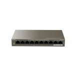 TENDA TEF1110P-8-102W 8FE PoE Port (102W), 2GE Uplink Desktop Switch