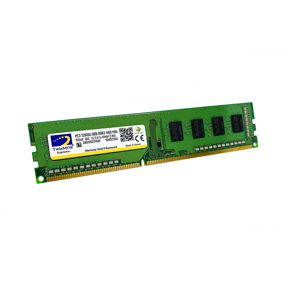 TwinMOS DDR3 8GB 1600MHz 1.5v Desktop Ram