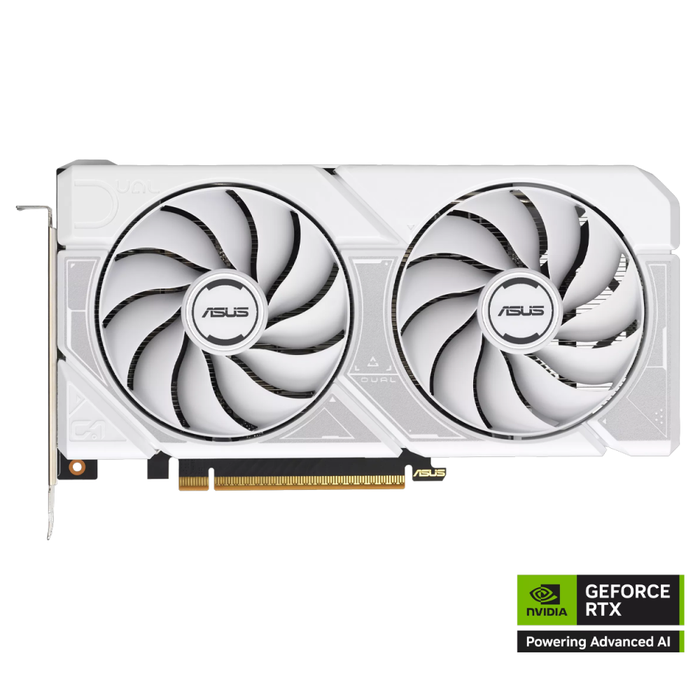 8 GB ASUS DUAL-RTX5060-O8G-WHITE RTX 5060 GDDR7 128bit OC HDMI 3xDP DLSS3 Ekran