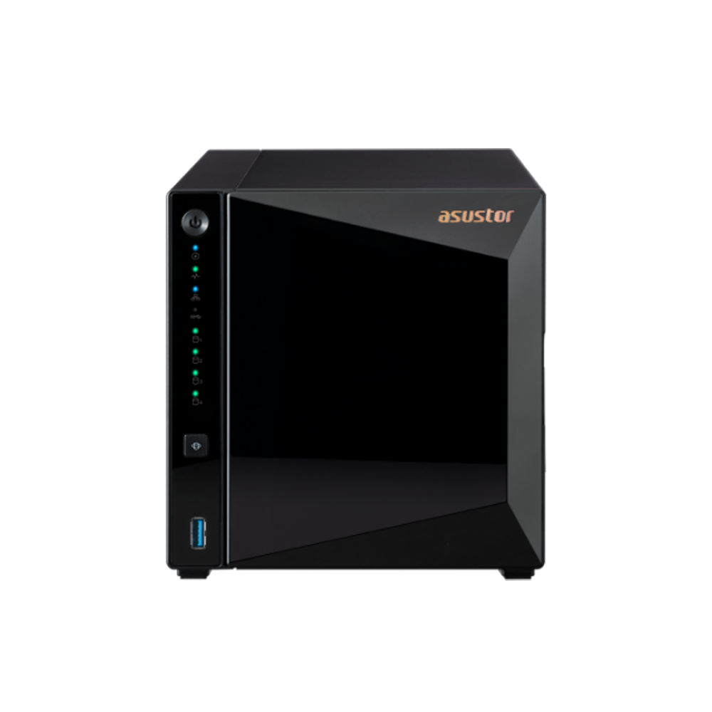 ASUSTOR AS3304T V2 Realtek RTD1619B, 4 Yuvalı, 2GB DDR4, 2.5GbE x1, USB 3.2 x3