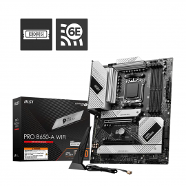 MSI PRO B650-A WIFI AM5 DDR5 7600MHZ(OC) HDMI DP 3XM.2 USB 20GBPS 2.5G LAN WI-FI