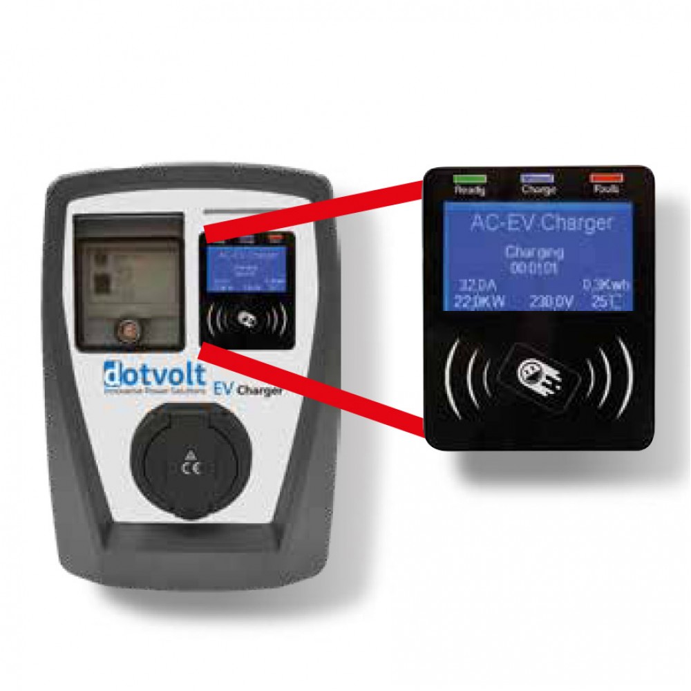 DOTVOLT EV CHARGER 22kW 3 FAZ-AC Elektrikli Araç Şarj İstasyonu