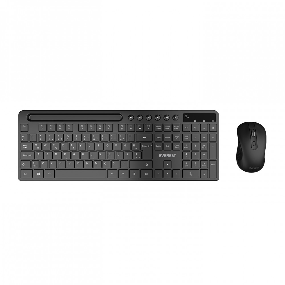 EVEREST KB-410 Siyah USB Q Mini Klavye