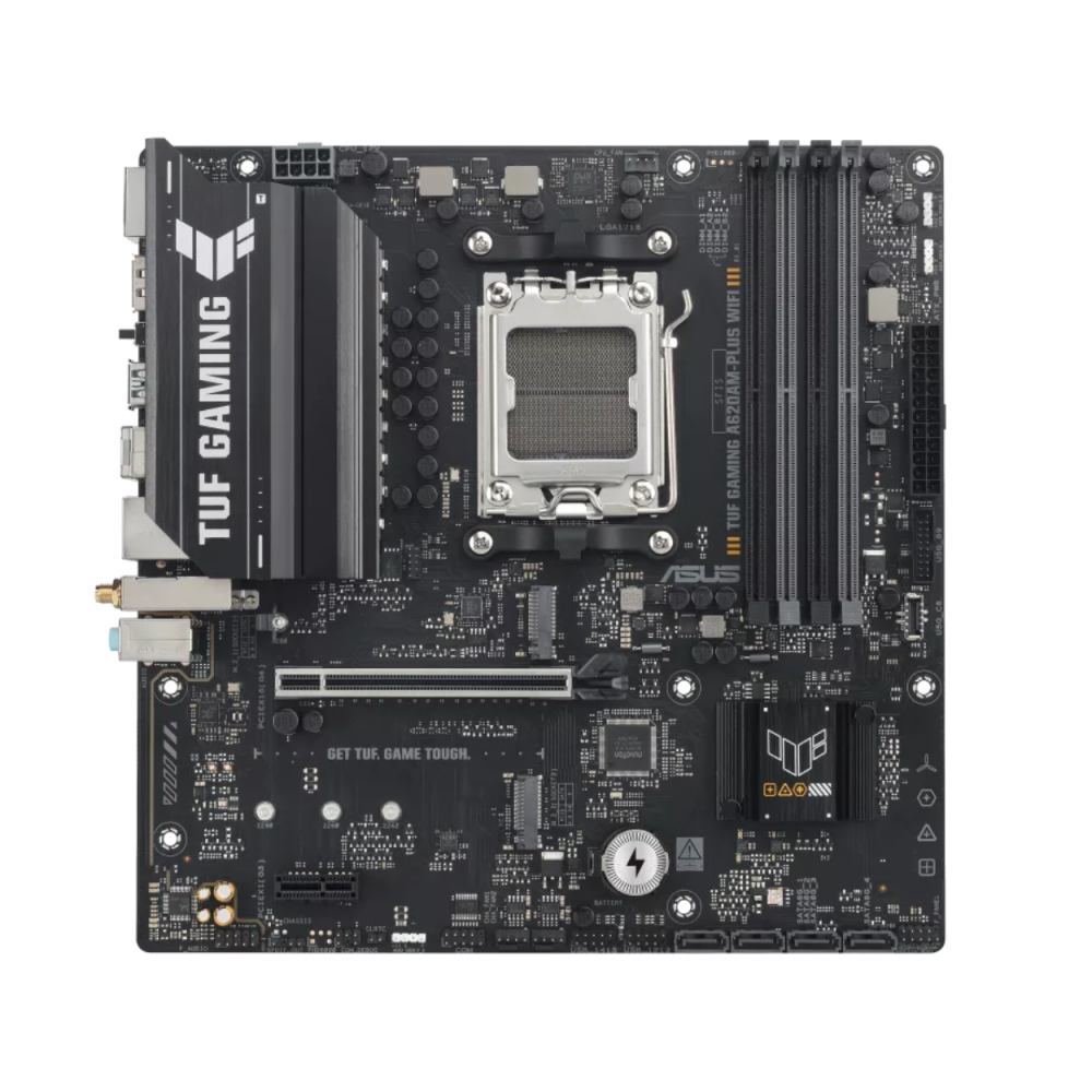 ASUS TUF GAMING A620AM-PLUS WIFI AM5 DDR5 7600 2xM2 AX WF+BT AURA RGB 2.5G mATX