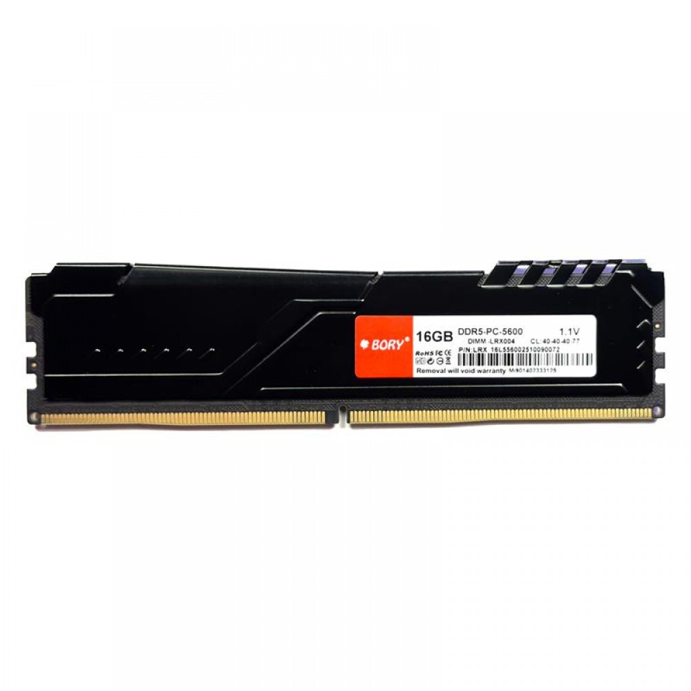 BORY 16GB DDR5 5600MHz CL40 1.1v Soğutuculu Kutulu PC Ram