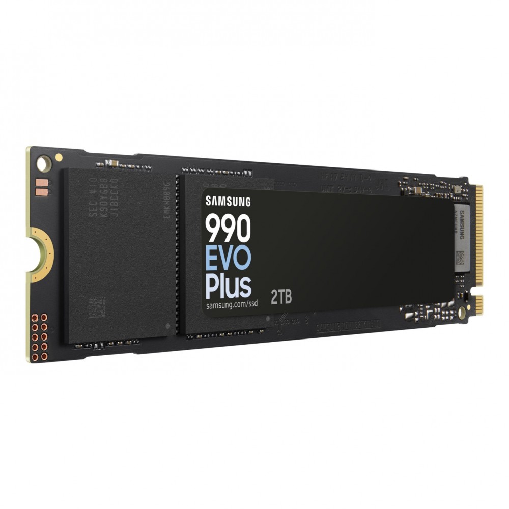 SAMSUNG 2TB 990 EVO Plus PCIe-4-PCIe-5 M-2-NVMe (7250/6300MB/S)
