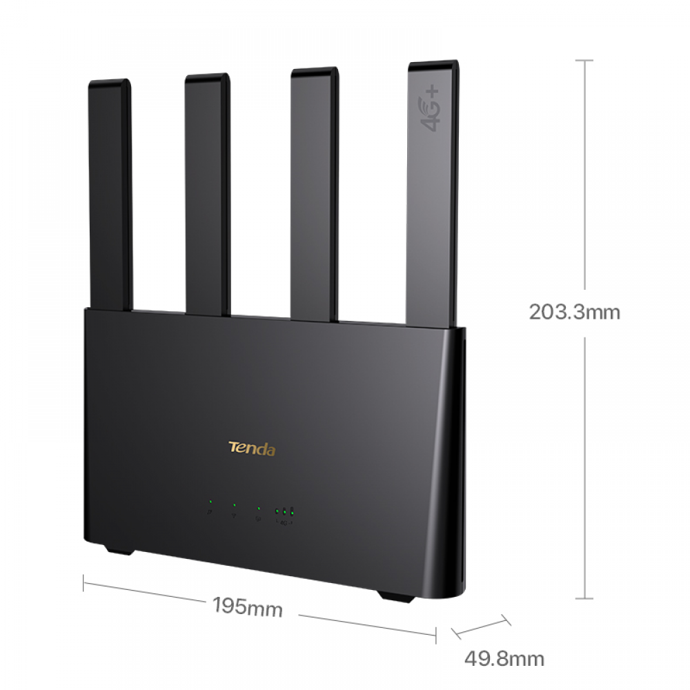 TENDA 4G08 AC1200 300Mbps-867 Mbps Dual Band 4G LTE Wi-Fi Router