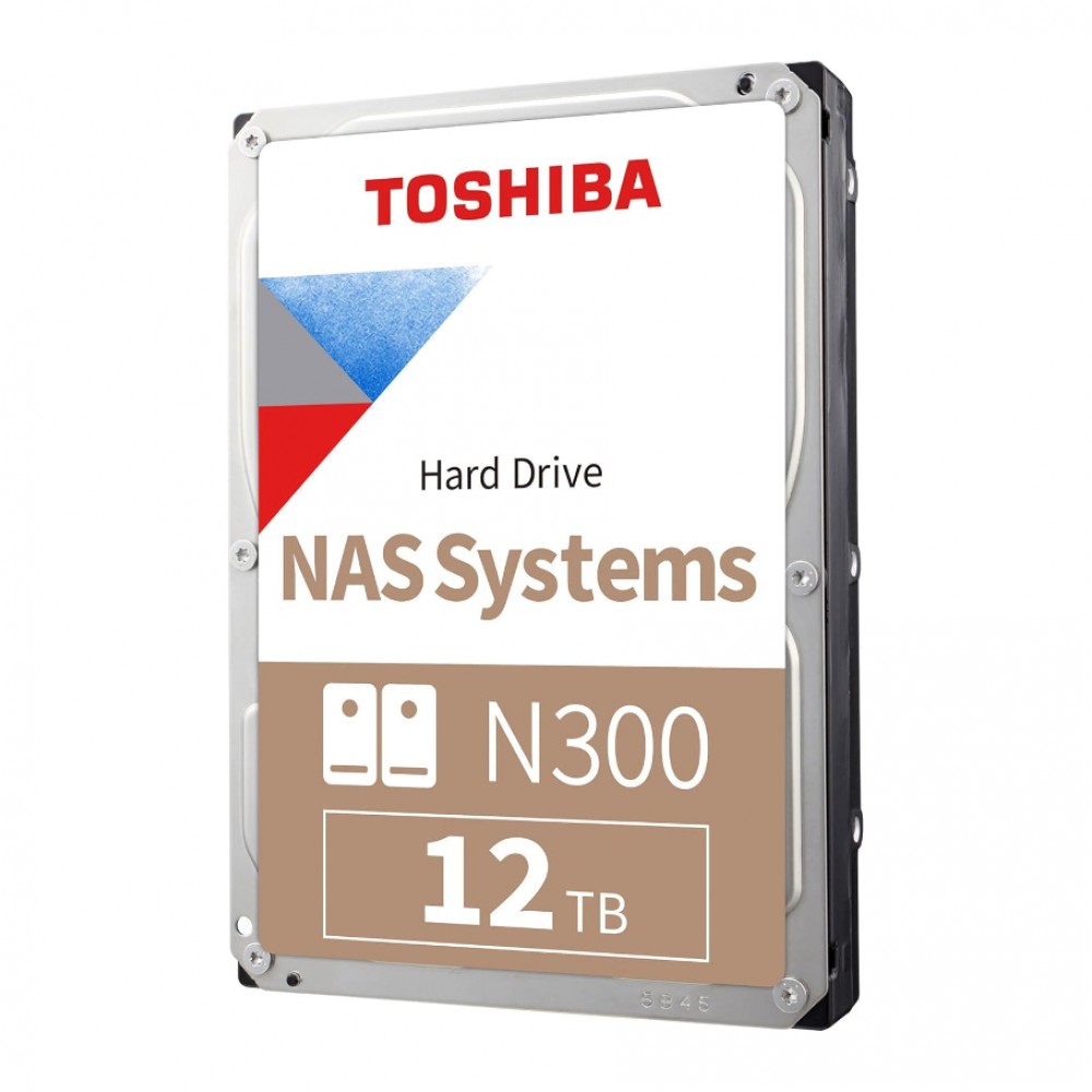 TOSHIBA N300 12 TB N300 7200RPM SATA3  256MB 7/24  1-8  Yuvalı Nas için