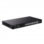 TENDA TEG1128P-24-410W 24GE PoE Port (410W), 2x Uplink, 2x SFP Switch