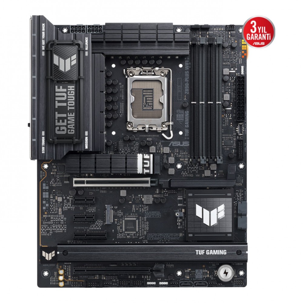 ASUS TUF GAMING Z890-PLUS WIFI LGA1851 DDR5 9066 4xM2 WiFi7+BT AURA RGB 2.5GLAN