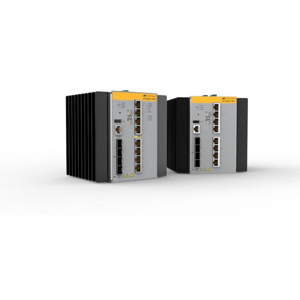 ALLIED TELESIS AT-IE300-12GT-80 8GE Port, 4xSFP L3 Yönetilebilir Endüstriyel Sw