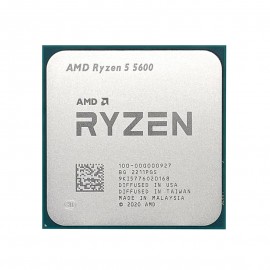 AMD Ryzen 5 5600 3.5GHz TRAY 32MB AM4 (65W) NOVGA, Fansız