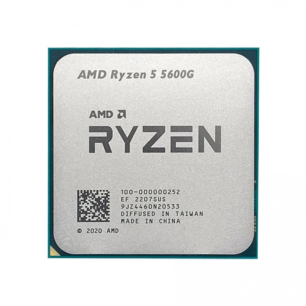 AMD Ryzen 5 5600G 3.9GHz 16MB AM4 TRAY (FANSIZ) (65W) +RADEON GRAPHICS.