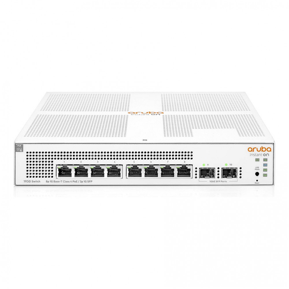 ARUBA JL681A Instant On 1930-8G-PoE+ 124W 8GE Port, 2xSFP Yönetilebilir Switch