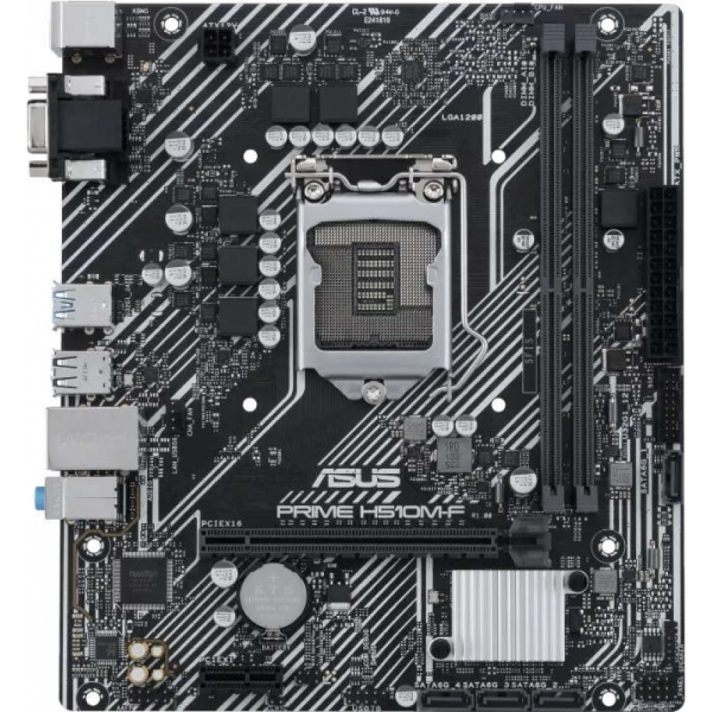 ASUS PRIME H510M-F R3.0-CSM H470 LGA1200 DDR4 3200 HDMI M2 USB3.2 mATX
