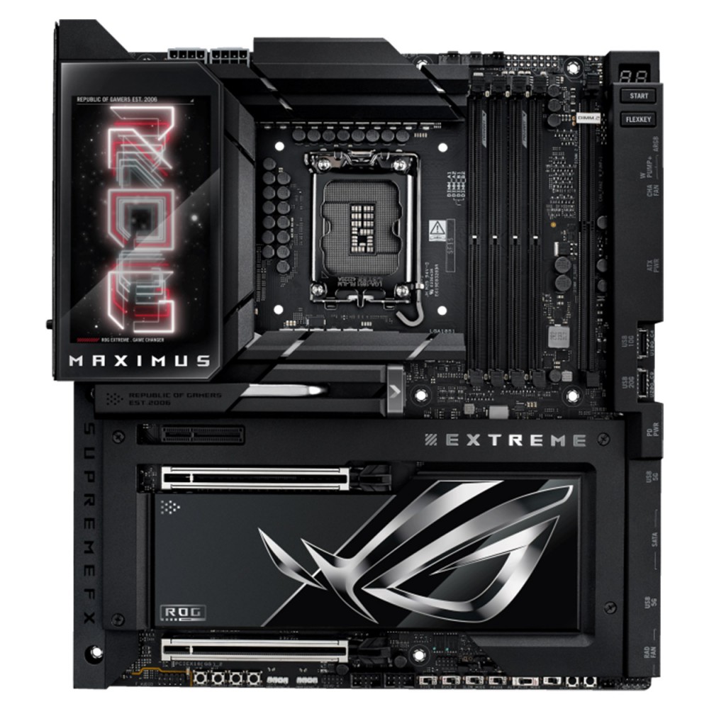 ASUS ROG MAXIMUS Z890 EXTREME LGA1851 DDR5 9200 2xThunderbolt 5  6xM2 WF7+BT ATX