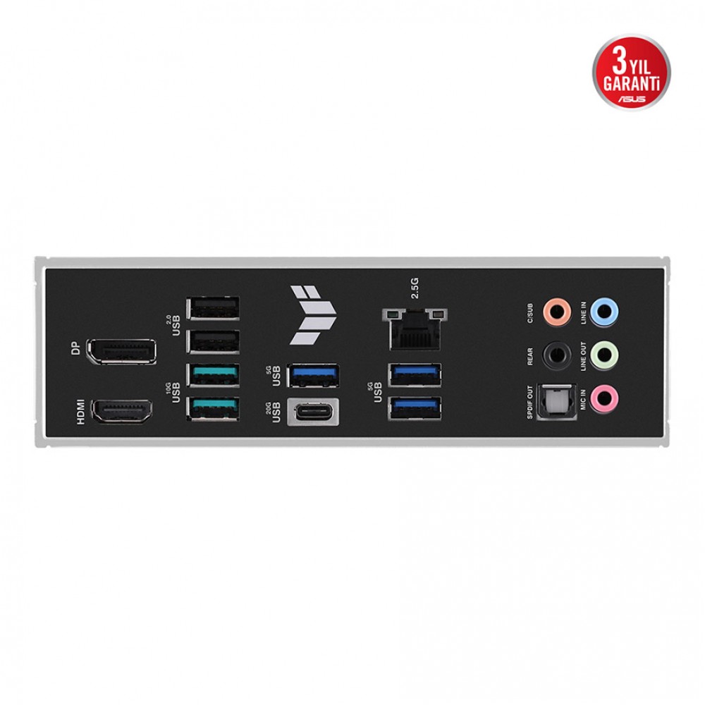 ASUS TUF GAMING B760M-PLUS Intel B760 LGA1700 DDR5 7200 HDMI 2x M2 USB3.2 AURA R