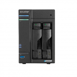 ASUSTOR AS6702T Intel N5105, 2 Yuvalı, 4GB DDR4(16GB Ram Desteği), M.2 x4, 2.5Gb