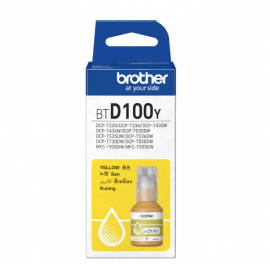 BROTHER BTD100Y Yellow Sarı Şişe Mürekkep 5.000 Sayfa (D100Y)