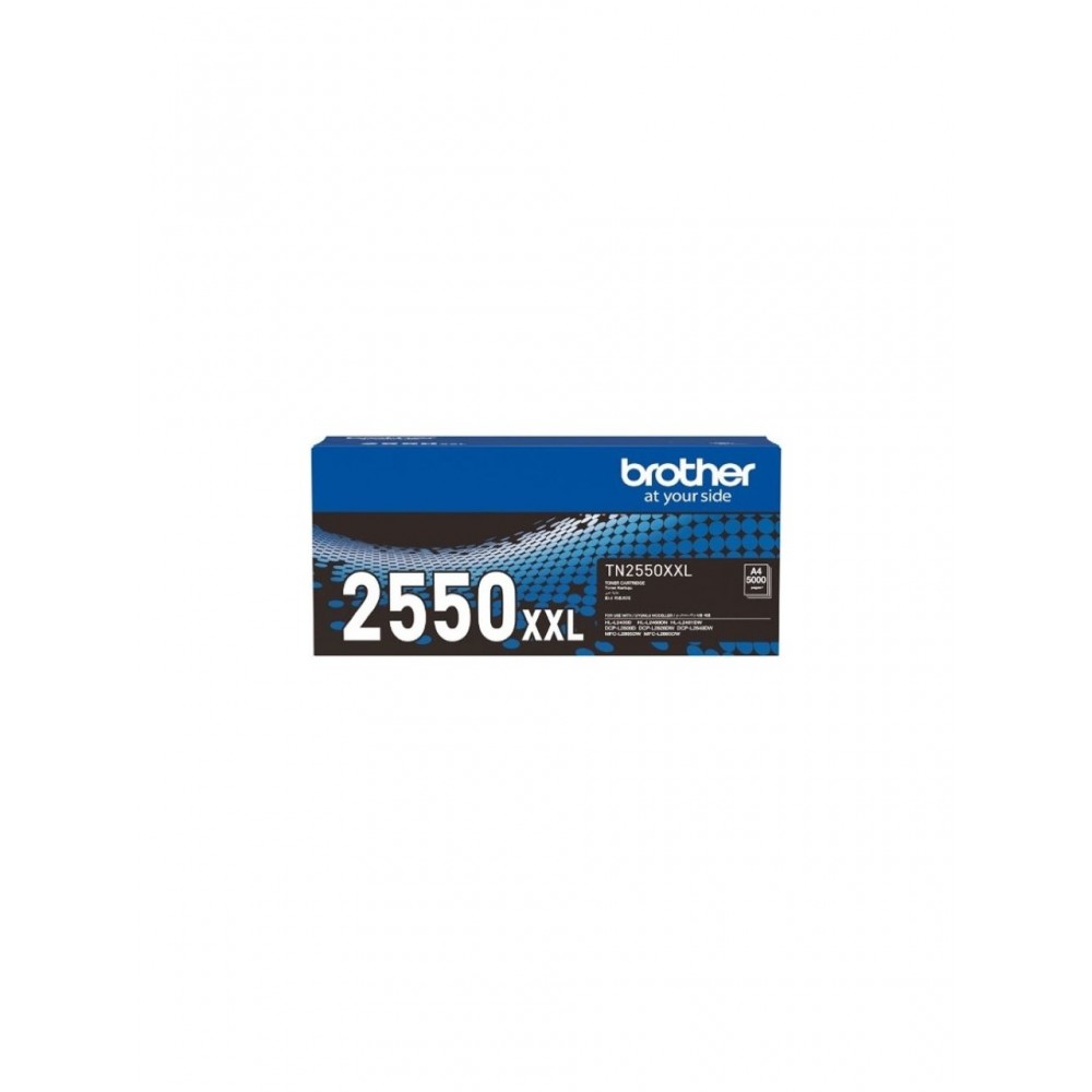 BROTHER TN-2550XXL Orjinal Siyah Laser Toner 5.000 Sayfa