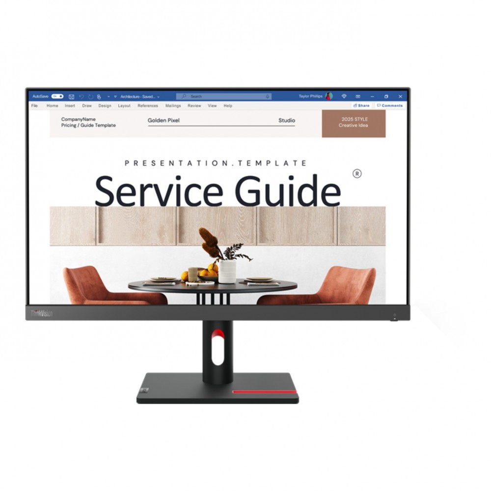 23.8" LENOVO S24i-30 IPS 4ms 100Hz HDMI+VGA VESA