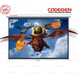 CODEGEN AX-20 200x200 Storlu Projeksiyon Perdesi