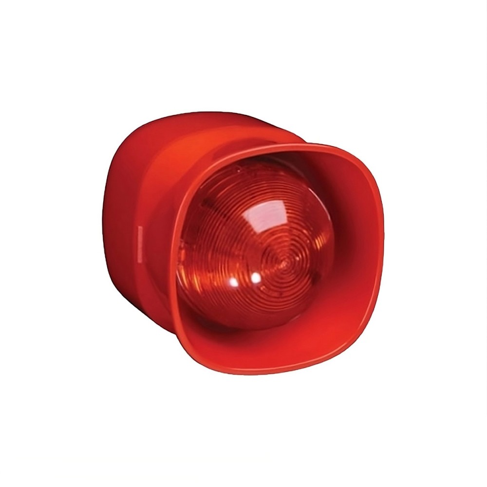 COOPER CASB383WP Elektronik Adreslenebilir Flaşörlü Elektronik Siren, 100dB,