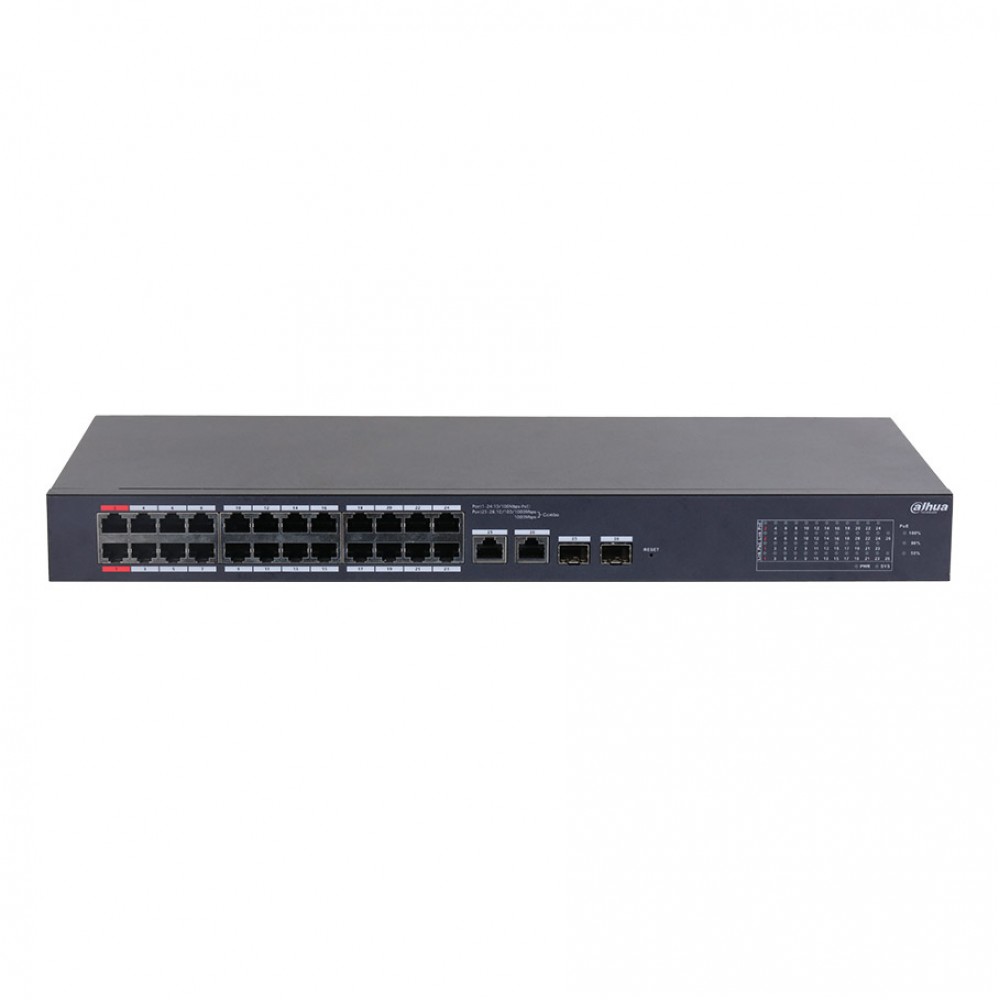 DAHUA CS4226-24ET-375 26-Port 26-Port Cloud Managed Desktop Switch with 24-Port