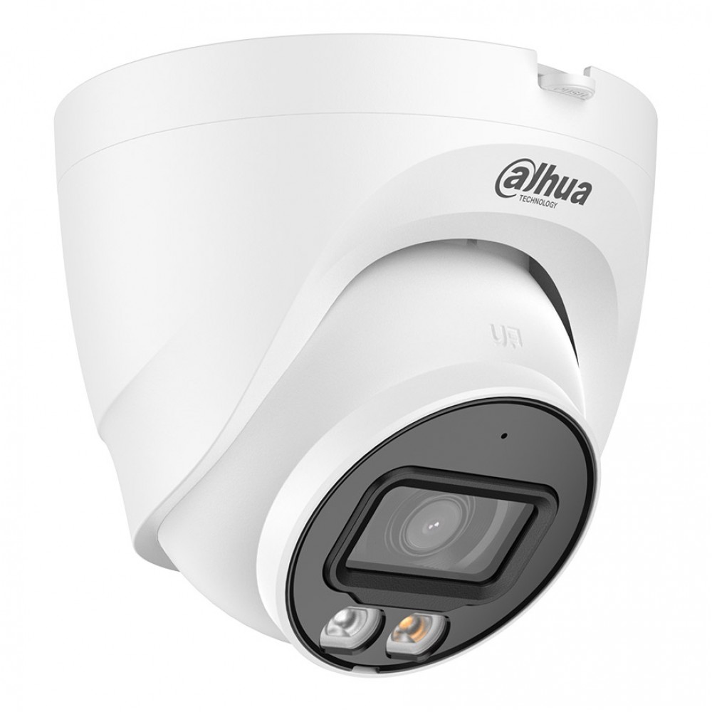 DAHUA HDW1249T-S-IL 2MP 2.8mm Akıllı Çift Işıklı Dome Kamera (30m IR+30m