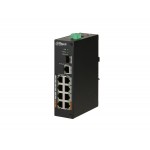 DAHUA PFS3110-8ET-96 8FE PoE Port (96W), 1GE Uplink, 1xSFP Endüstriyel Switch